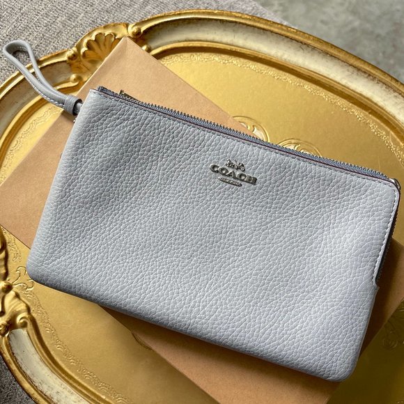 Coach Handbags - Coach Double Sided Corner Zip Wristlet NWT